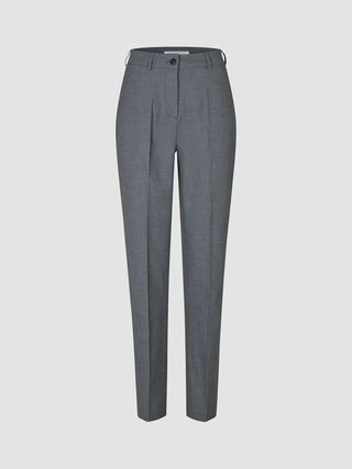 Women's Essential Pants Tapered Dark Grey Melange
