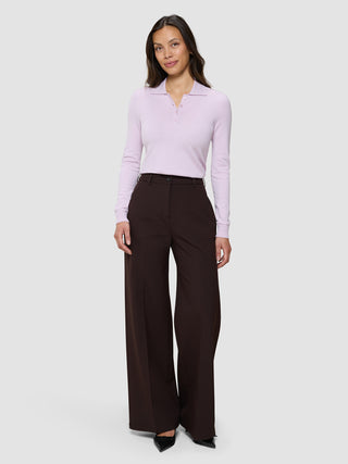 Women's Essential Pants Wide Espresso