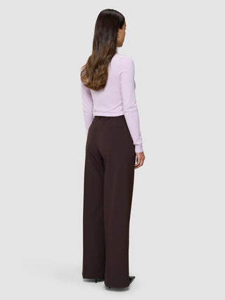 Women's Essential Pants Wide Espresso