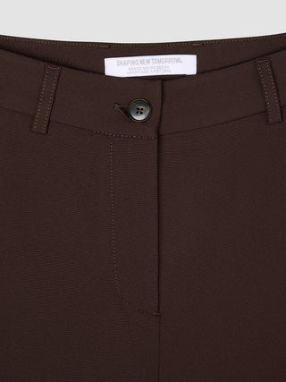 Women's Essential Pants Straight Espresso