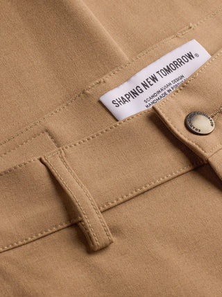 Essential Pants Slim Sand Melange