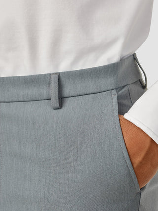 Essential Suit Pants Regular Light Blue Melange