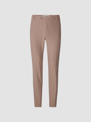 Essential Suit Pants Slim Dusty Lilac Melange