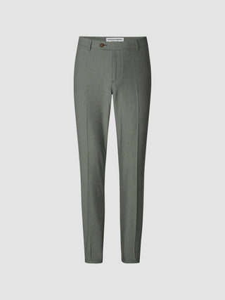 Essential Suit Pants Regular Green Melange