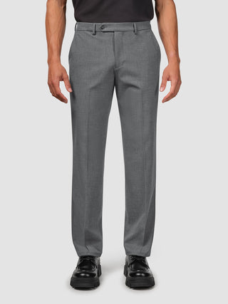 Essential Suit Pants Relaxed Fit Dark Grey Melange