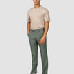 Essential Suit Pants Relaxed Fit Green Melange