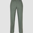 Essential Suit Pants Relaxed Fit Green Melange
