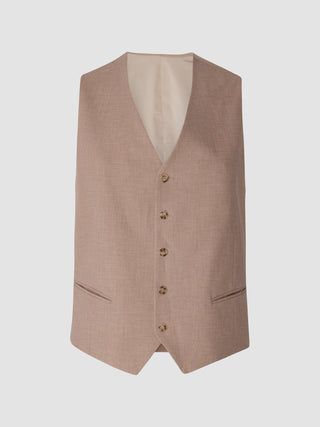 Essential Vest Dusty Lilac Melange