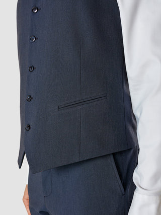 Essential Vest Navy Melange