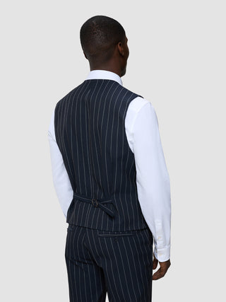 Essential Vest Navy Stripes