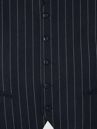 Essential Vest Navy Stripes