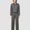 Essential Set Short Zip Jacket & Wide Pants