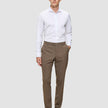 Essential Suit Pants Regular Saddle Brown Melange