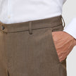 Essential Suit Saddle Brown Melange
