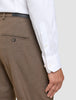 Essential Suit Pants Regular Saddle Brown Melange