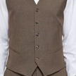 Essential Vest Saddle Brown Melange