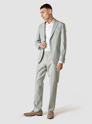 Essential Easy Blazer Regular Teal Blue