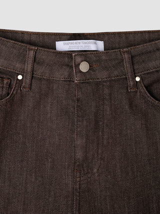 Women's Evelin Jeans Straight Chocolate