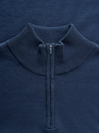 Everyday Knit Half Zip Navy