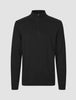 Everyday Knit Half Zip Black