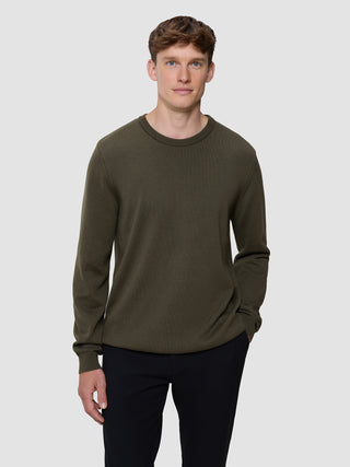 Everyday Knit Crewneck Nightfall Green
