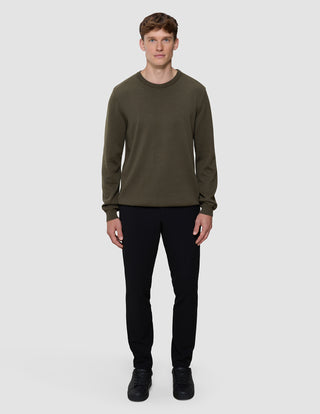 Everyday Knit Crewneck Nightfall Green