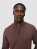 Everyday Knit Half Zip Espresso