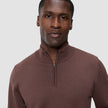 Everyday Knit Half Zip Espresso
