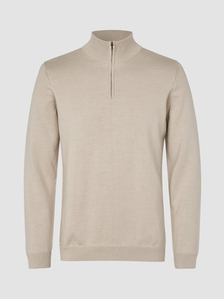 Everyday Knit Half Zip Birchwood