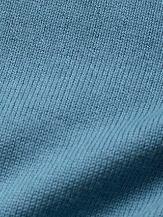 Everyday Knit Short Sleeve Polo Blue Mirage