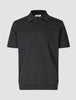 Everyday Knit Short Sleeve Polo Black