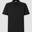 Evolve Pique Polo Black
