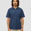 Evolve Pique Polo Navy