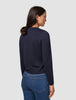 Fine Knit Cardigan Navy
