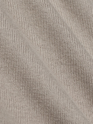 Fine Knit Crewneck Dark Sand