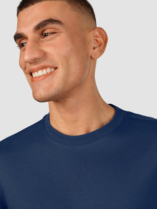 Heavy Box Fit T-shirt Navy