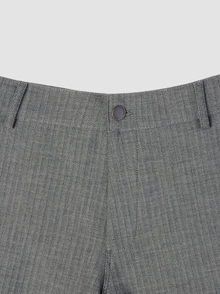 Heavy Edition Pants Slim Grey Herringbone 2.0
