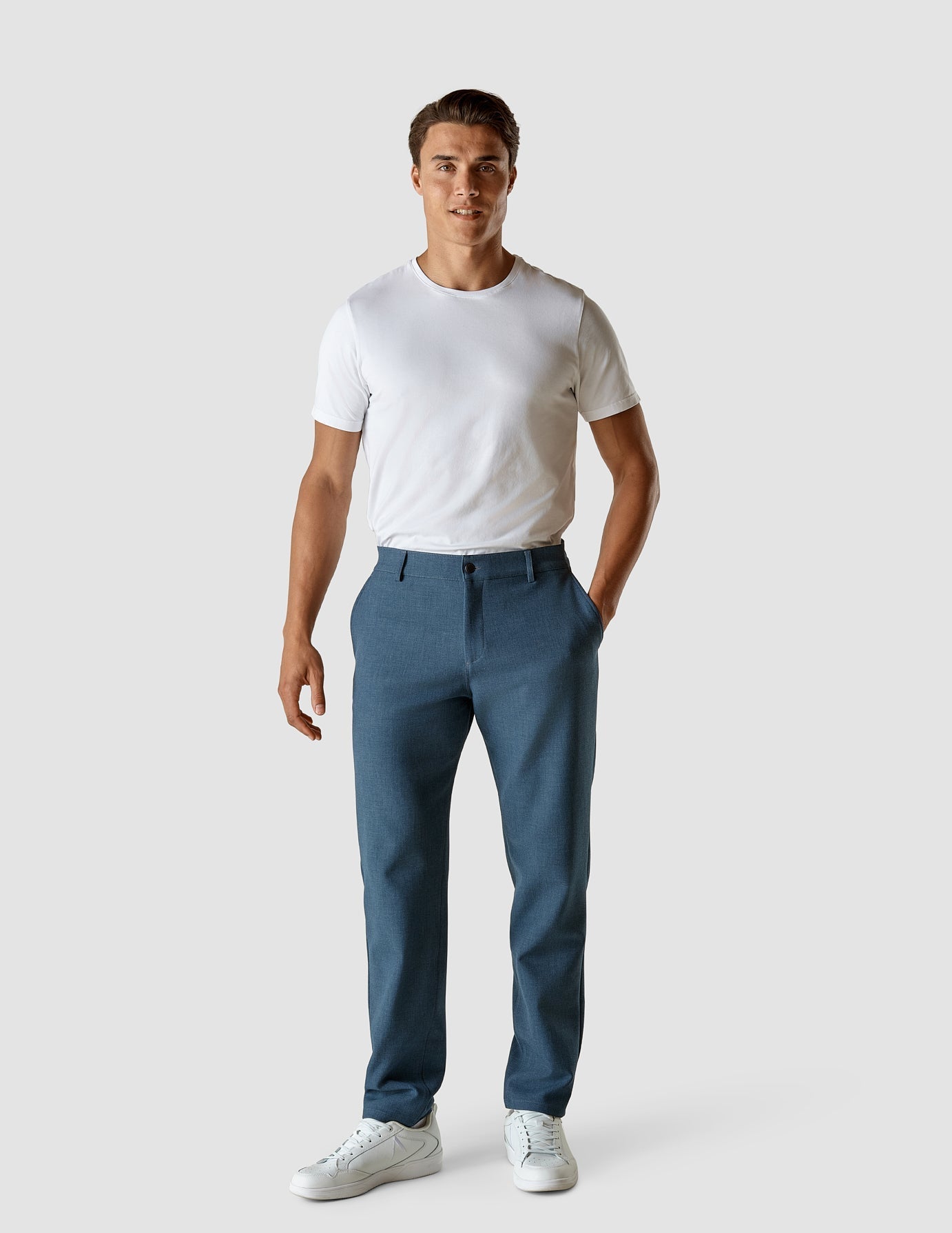 Heavy Edition Pants Regular Deep Blue Melange 2.0