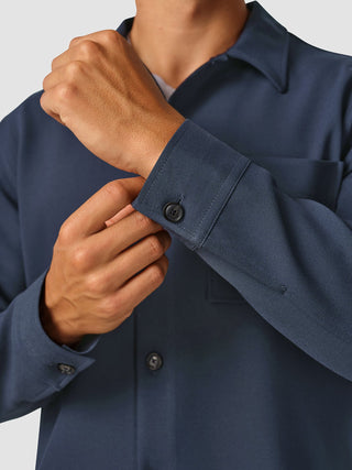 Heavy Edition Transitional Overshirt Dark Navy