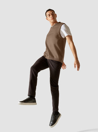 Heavy Knit Vest Mocha