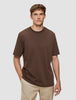 Heavy Box Fit T-shirt Saddle Brown