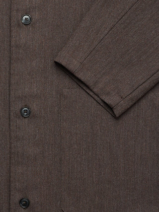 Heritage Overshirt Ash Brown