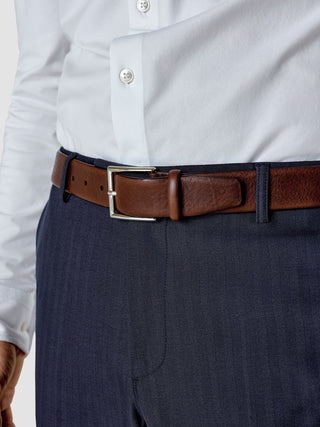 Leather Belt Dark Brown