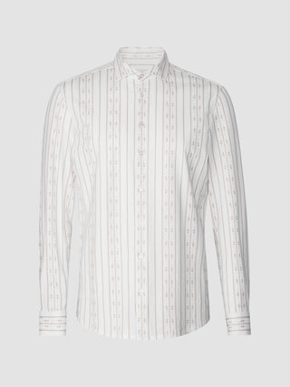 Lightweight Classic Shirt Earth Stripe Regular