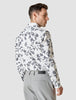 Lightweight Classic Shirt Navy Flower Regular