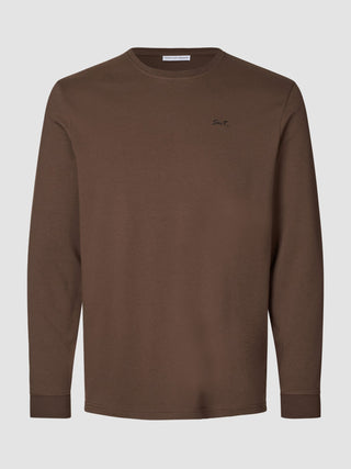 Lightweight Crewneck Saddle Brown