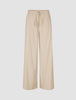 Women's Linen Pants Relaxed Sandy Beige