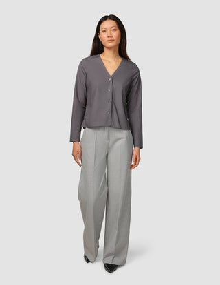 Madison Blouse Steel Grey