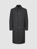 Maxi Wool Coat Dark Grey
