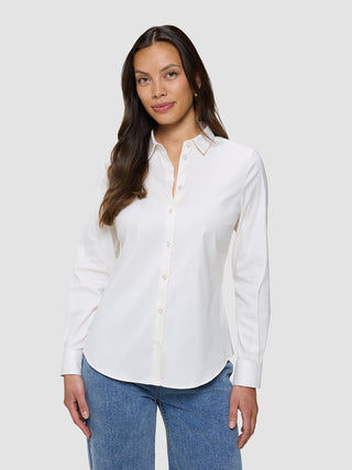 Women's Oxford Shirt White Orchid Slim